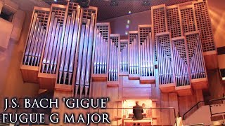 JS BACH  GIGUE FUGUE G MAJOR BWV 577  ST DAVIDS HALL CARDIFF [upl. by Arualana426]