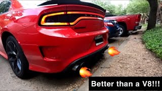 THE BEST EXHAUST FOR V6 CHARGER FLOWMASTER SUPER 10 [upl. by Oelc]