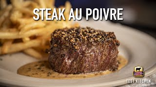 How to Make Steak Au Poivre  Classic French Recipe [upl. by Augy]