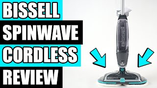 Bissell Spinwave Cordless Hard Floor Mop REVIEW [upl. by Adihsaar]