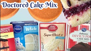 Doctored Cake Mix Tutorial  Baking 101 [upl. by Paul]