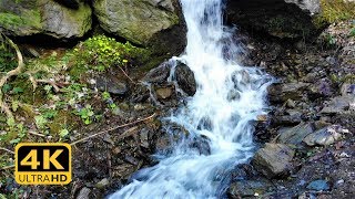 Wasserfall Geräusch  Waterfall Sound  Naturgeräusche ohne Musik  4K [upl. by Jansen]