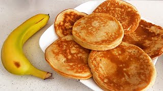 How To Make Pancakes  Easy Banana Pancakes Recipe [upl. by Ennaeilsel]