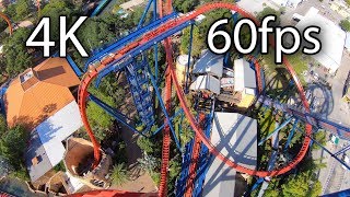 SheiKra front seat onride 4K POV 60fps Busch Gardens Tampa [upl. by Phillip]