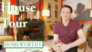 HOUSE TOUR  Inside a Luxurious Paris Apartment Full of Color [upl. by Isyed]