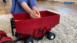 ERTL Farm Toys 116 Scale CASE IH Big Farm Puma 170 Tractor with Gravity Wagon [upl. by Adnerb478]