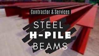 Steel H Pile Beams Contractor and Services [upl. by Fabri]