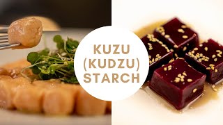 Kuzu Kudzu starch  2 modernist recipes [upl. by Lladnyk218]