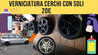 VERNICIATURA CERCHI AUTO CON SOLI 20€ [upl. by Rick]