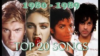 Top 20 Songs of Each Year 19801989 [upl. by Pardner384]