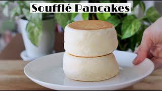 Fluffy Japanese Souffle Pancakes Recipe  Extended version with tutorial [upl. by Cerracchio]