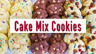 3 Ingredient Cake Mix Cookies [upl. by Moyer]