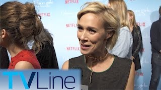 Liza Weil  Gilmore Girls Red Carpet Premiere Interview  TVLIne [upl. by Elleunamme]