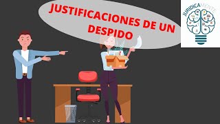 JUSTIFICACIONES DE UN DESPIDO [upl. by Ytitsahc]