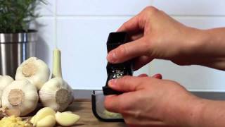 Microplane® Garlic Mincer [upl. by Siuqaj]