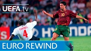 EURO 2000 highlights Portugal 32 England [upl. by Dnomyaw]