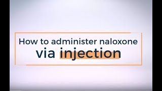 How to administer naloxone via injection [upl. by Suu360]