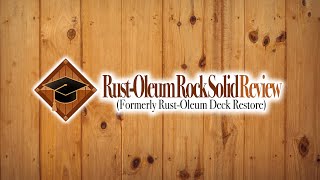 RustOleum Rock Solid Review 2024  DeckStainHelp com [upl. by Clere594]