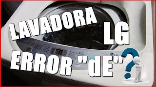 Lavadora LG  ERROR dE [upl. by Naret]