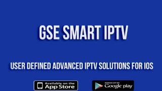 GSE SMART IPTV Version 17 for IOS IPHONEIPAD Preview [upl. by Nyrtak120]