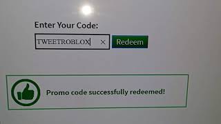 How to put roblox promo codes in Xbox 1 [upl. by Derek942]