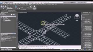 AutoCad Plant 3D Cable Tray System [upl. by Filia]