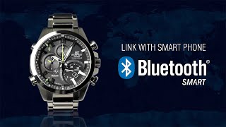 CASIO EDIFICE Bluetooth® SMART enabled EQB500 product video [upl. by Delos]