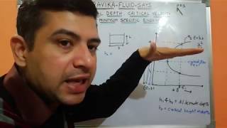 Critical velocity Critical depth and minimum specific energy expression [upl. by Wheeler]