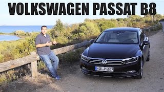 ENG Volkswagen Passat B8  First Test Drive and Review [upl. by Gaves656]