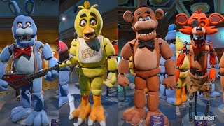 Five Nights at Freddys Animatronics amp M3GAN  Universal Studios Hollywood  FNAF HHN 2023 [upl. by God579]