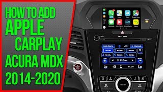 Apple CarPlay Acura MDX  How To Add Apple CarPlay to Acura MDX 20142020 HDMI Input  NavTool [upl. by Fiel]