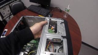 HOW TO REPLACE HARD DRIVE IN HP DESKTOP PC [upl. by Ciri]