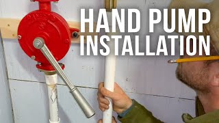 Installing the Excelsior E2 Hand Pump  Manual Well Pump [upl. by Ettezil]