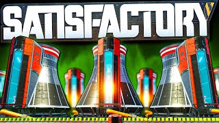 400000 MW Nuclear Power Plant COMPLETE  Satisfactory Early Access Gameplay Ep 52 [upl. by Ynwat]