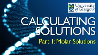 Preparing Solutions  Part 1 Calculating Molar Concentrations [upl. by Edylc]