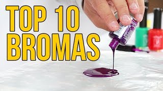 TOP 10 BROMAS 2017  Bromas para hacer a tus amigos Recopilación [upl. by Polash]