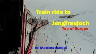 Train ride to Jungfraujoch  Switzerland [upl. by Adnohs]