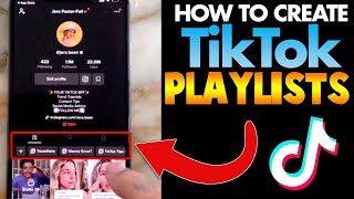 How To Create a Playlist on TikTok NEW FEATURE [upl. by Astrahan]