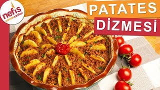 Fırında Kıymalı Patates Dizmesi  Çok Pratik Fırın Yemeği [upl. by Akyre]