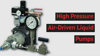 High Pressure AirDriven Liquid Pumps [upl. by Tterb772]