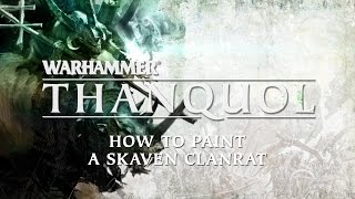 How to paint a Skaven Clanrat [upl. by Dorri76]