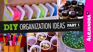 DIY Organization Ideas Part 1 [upl. by Otipaga846]