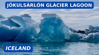 Explore Jökulsárlón Glacier Lagoon Zodiac Boat Tour in Iceland [upl. by Crescin]