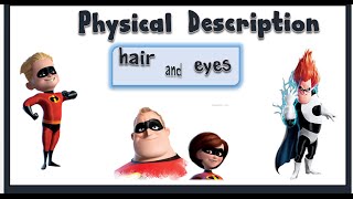 Talking about Physical Description hair and eyes  English Language [upl. by Mode]