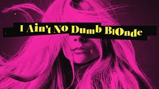 Avril Lavigne feat Nicki Minaj  Dumb Blonde Lyric Video [upl. by Adnuhsar]