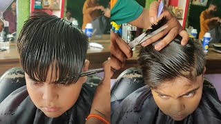 How To Slope Haircut  Slope Hair Cutting Tutoriali [upl. by Ahseikal]