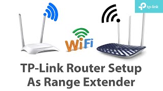 TPLink Router Setup as Repeater  How to use TPLink Router As Range Extender  TPLink Archer C20 [upl. by Silisav]