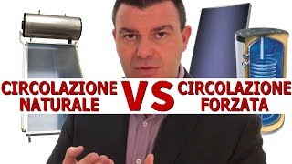 Solare Termico  Circolazione Naturale VS Circolazione Forzata [upl. by Asemaj]