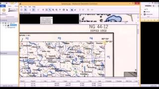 Georeference topographical sheetimage using Erdas Imagine 2014 [upl. by Aileek]