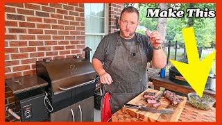 NY Strip Steaks on the Pellet Grill [upl. by Elram]